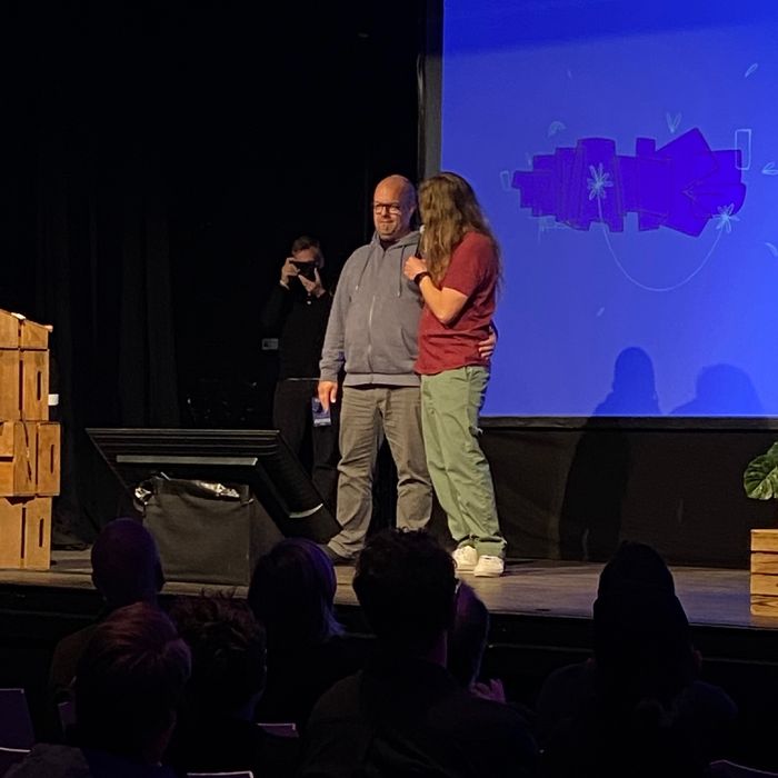 Joschi und Marc auf der Bühne