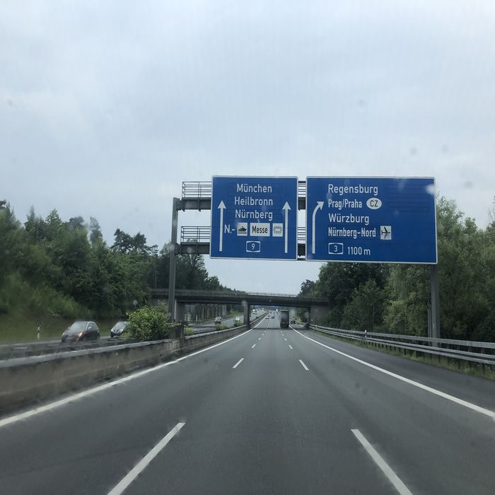 Autobahn Richtung München