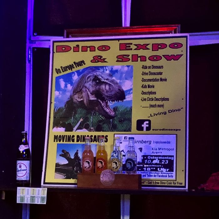 Plakat "Dino Expo und Show"